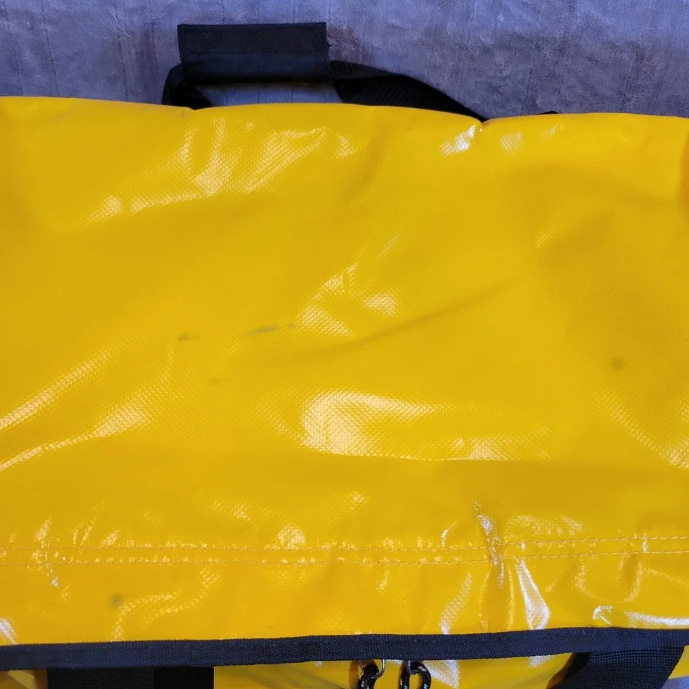 Guide Gear Waterproof Duffel Bag Dry Large Yellow Molded Base Heavy Duty